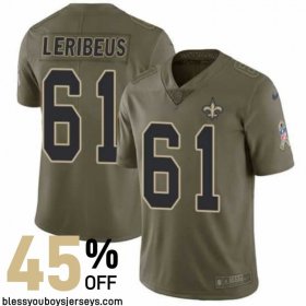 LeRibeus #61 Who Dat Nation Replica Jersey - New Orleans Saints Franchise Edition LeRibeus #61 Who Dat Nation Replica Jersey - New Orleans Saints Franchise Edition