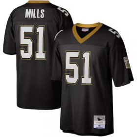 Sam Mills Saints Mitchell & Ness Legacy Replica Jersey - Black #51Mills Most Popular in Men Jerseys Sam Mills Saints Mitchell & Ness Legacy Replica Jersey - Black #51Mills Most Popular in Men Jerseys