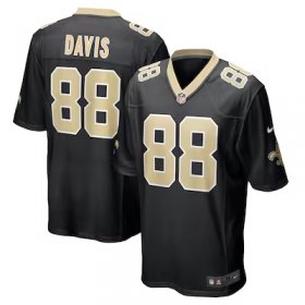 Shaquan Davis Saints #88 Game Jersey - Black #88Davis Most Popular in Men Jerseys Shaquan Davis Saints #88 Game Jersey - Black #88Davis Most Popular in Men Jerseys