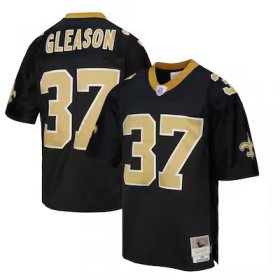Steve Gleason Saints Mitchell & Ness Legacy Replica Jersey - Black #37Gleason Most Popular in Men Jerseys Steve Gleason Saints Mitchell & Ness Legacy Replica Jersey - Black #37Gleason Most Popular in Men Jerseys